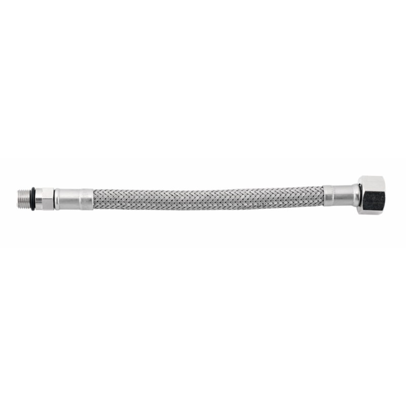 Flessibile in acciaio inox dn6 m10x1 3/8f Flexitaly 16002
