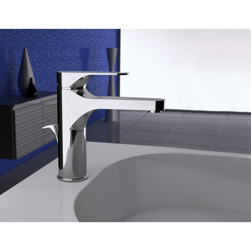 Miscelatore per lavabo con o senza scarico automatico serie class line Remer L11