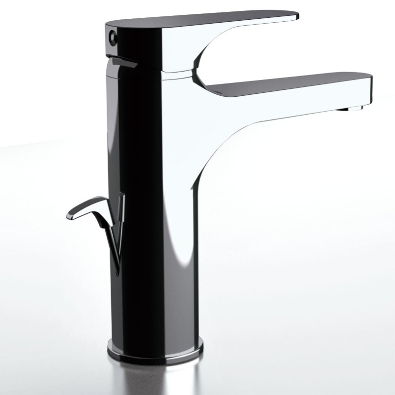 Miscelatore per lavabo con o senza scarico automatico serie class line Remer L11