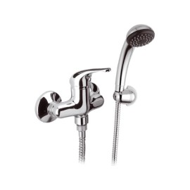 Miscelatore serie 100 per doccia con interasse 10 cm e kit doccia Remer c392