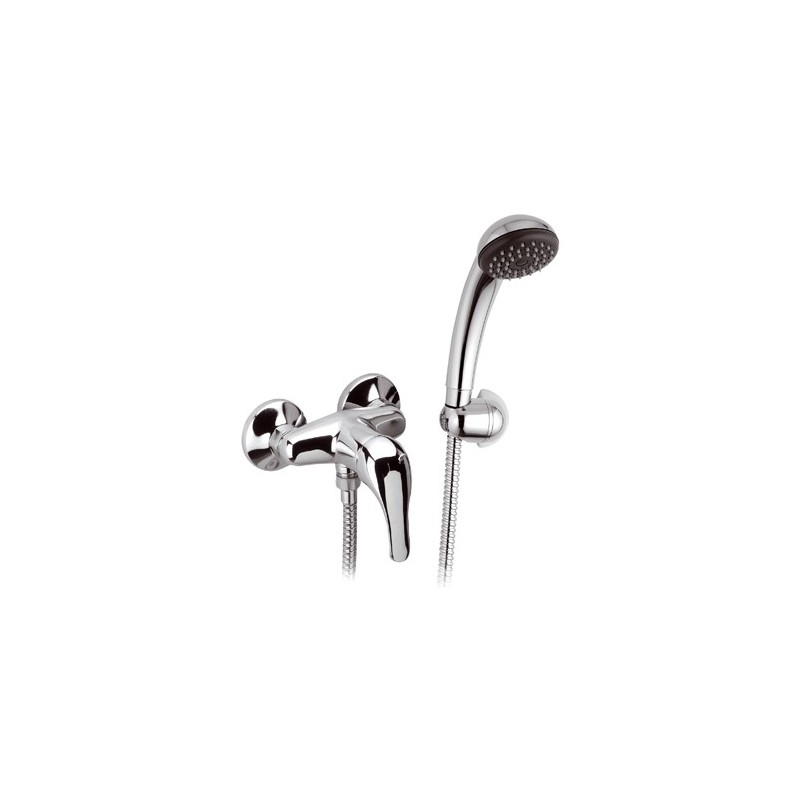 Miscelatore doccia con doccetta e leva frontale. serie 100 Remer C382