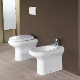 Set sanitari filo muro vaso wc e bidet touring Rak Ceramics setwcbidetouringfilomuro