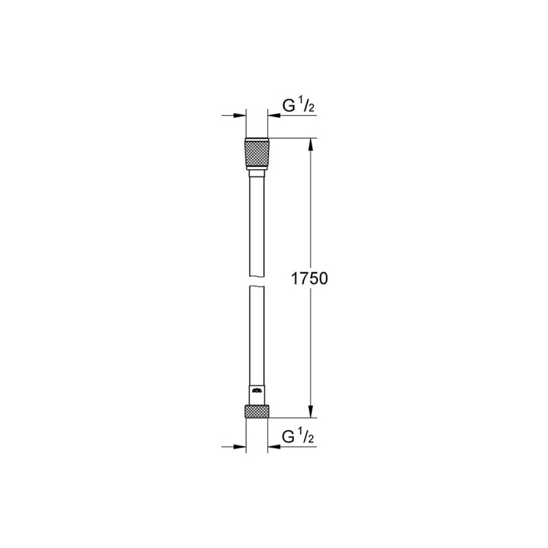 Flessibile doccia grohe, serie twist free, 1750 mm Grohe BLIFLE0031GR