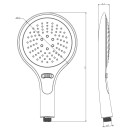 Doccino serie circe 2 getti verde con risparmio acqua Idrobric BLIDOC0166VE