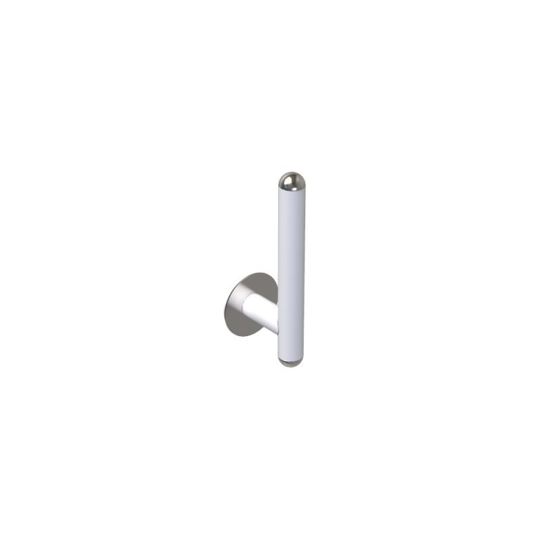 Porta rotolo serie giotto inox bianco opaco Goman GIO-XB113/30