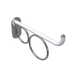 Maniglia 75 cm bagno disabili terza eta giotto inox bianco opaco Goman GIO-XB75/30