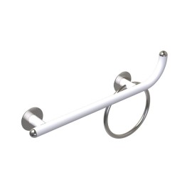 Maniglia di sicurezza disabili cm60 destra giotto inox bianco opaco Goman GIO-XM60D/30