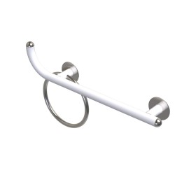 Maniglia bagni disabili e terza eta cm 80 sinistra giotto inox bianco opaco Goman GIO-XM80S/30