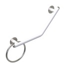 Maniglia di sicurezza 45 gradi giotto inox bianco opaco Goman GIO-XMA1/30