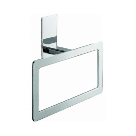 Porta salviette serie flat ad anello - fissaggio ad incollo o con viti Aquasanit A10716TCR