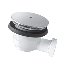 Sifone per piatto doccia con foro 60 coperchio abs 80 Idrobric SACSIF0170PL