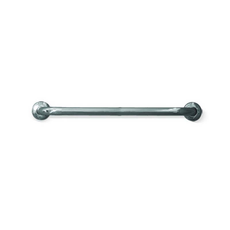 Maniglione di sicurezza cm 110 inox bianco per bagni disabili e anziani Goman XM110/01