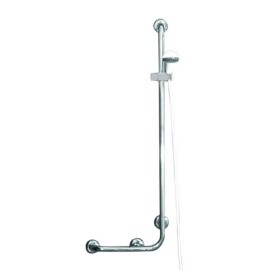 Maniglia 40x120 inox con saliscendi goman Goman D0031/93