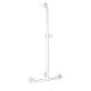 Goman maniglia inox con saliscendi doccia senza doccino e flessibile bianco Goman D012050SDF/01