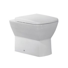 Vaso a terra filo muro serie summit,sedile non incluso Rak Ceramics SCACER0387VA