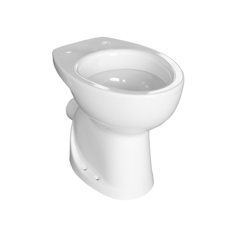 Vaso con scarico a terra e a parete terza età 51 cm con curva tecnica Idrobric SCACER0314VA