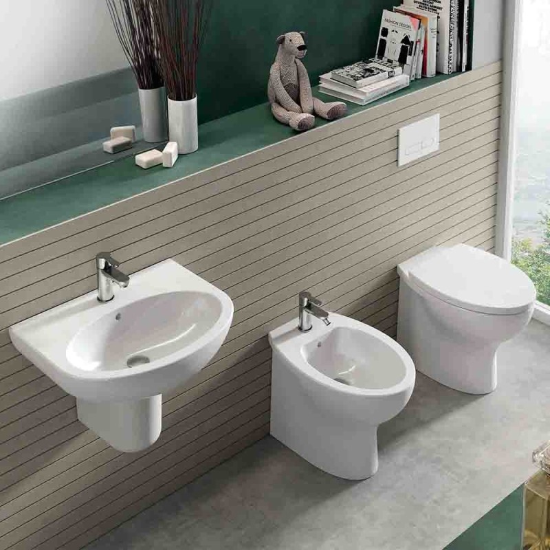 Vaso serie day by day filo muro, sedile non incluso Idrobric SCACER0311VF