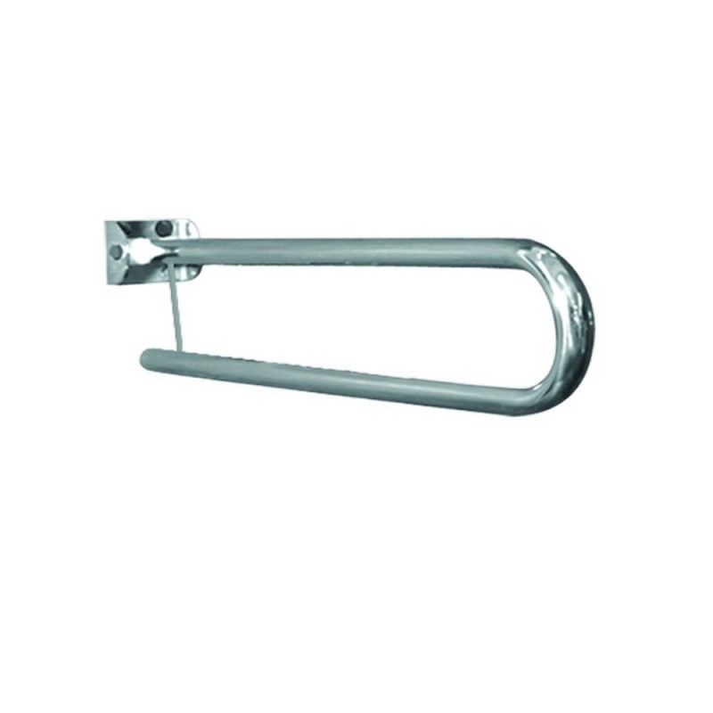 Maniglione barra ribaltabile cm.83 con frizione inox satinato Goman XB83/91
