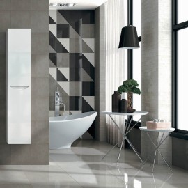 Colonna sospesa love 150 h 35p 35l bianco lucido apertura sinistra ROYO SCAMOB0042CO