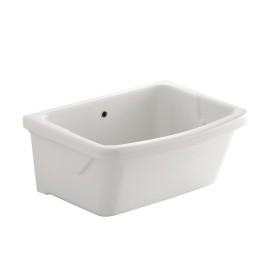 Lavatoio serie iseo in ceramica installazioni su muretti Idrobric U82039