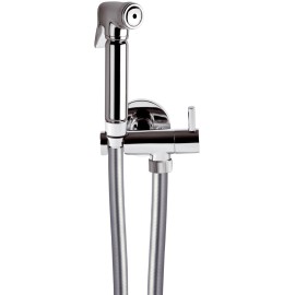 Set idroscopino composto da: idroscopino art. rb100, flessibile met. e rubinetto minimal Remer RB100S01