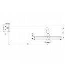 Soffione raindance s 300 air 1jet con braccio doccia 450mm Hansgrohe SCASOF0064CR Soffione raindance s 300 air 1jet con braccio doccia 450mm Hansgrohe SCASOF0064CR