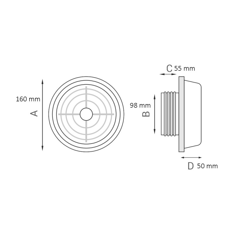 Motorino di aspirazione 220v x cucine Idrobric U84030