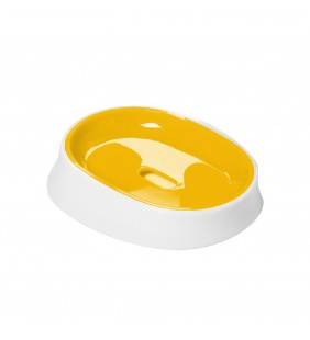 Porta sapone serie pisa bianco/giallo Aquasanit QC8110GI