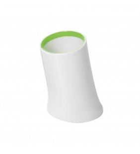  QC8100VE Bicchiere serie pisa bianco/verde 