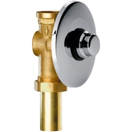 Flussometro temporizzato a incasso a pulsante per wc - serie tempor Remer TE171