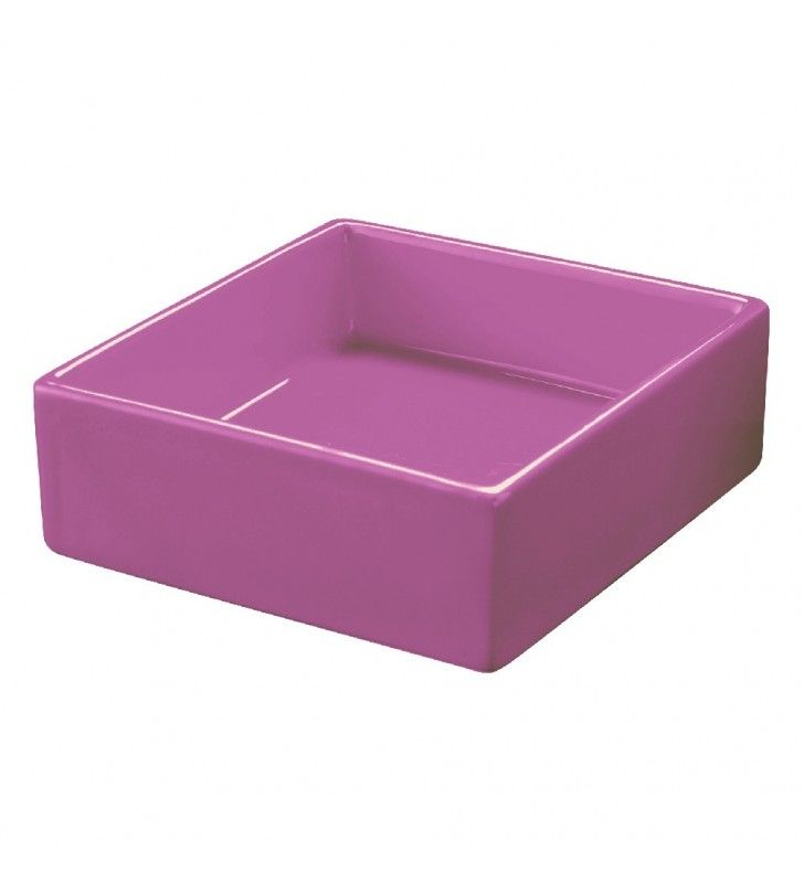 Porta sapone viola - serie color Aquasanit Q02110