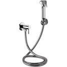 Set relax doccetta bide a pulsante, flessibile, rubinetto e supporto lux Remer 332REZ