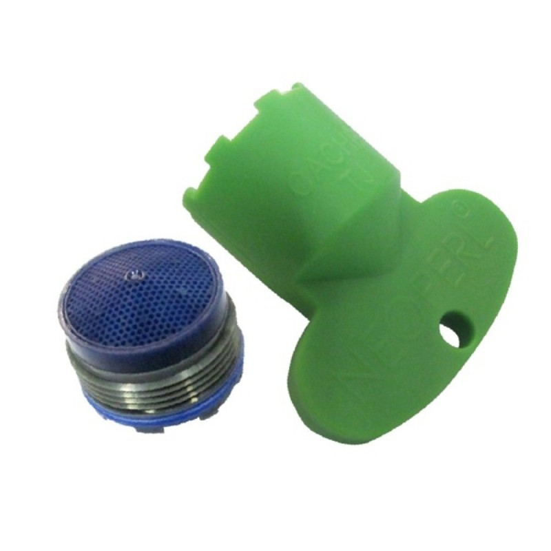 Aeroflux a incasso M 18,5 x 1 neoperl con coin slot chiave smontaggio Idrobric BLIROM0109CS