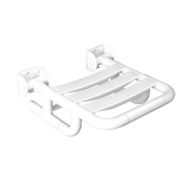 Sedile ribaltabile per doccia con doghe bianche Goman AN-811B/01