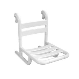 Sedile asportabile per doccia con doghe bianche Goman AN-831B/01