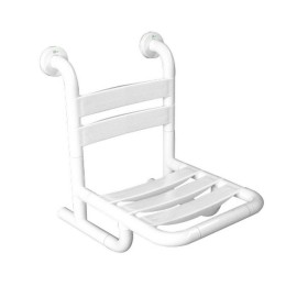 Sedile fisso per doccia con doghe bianche Goman AN-841B/01