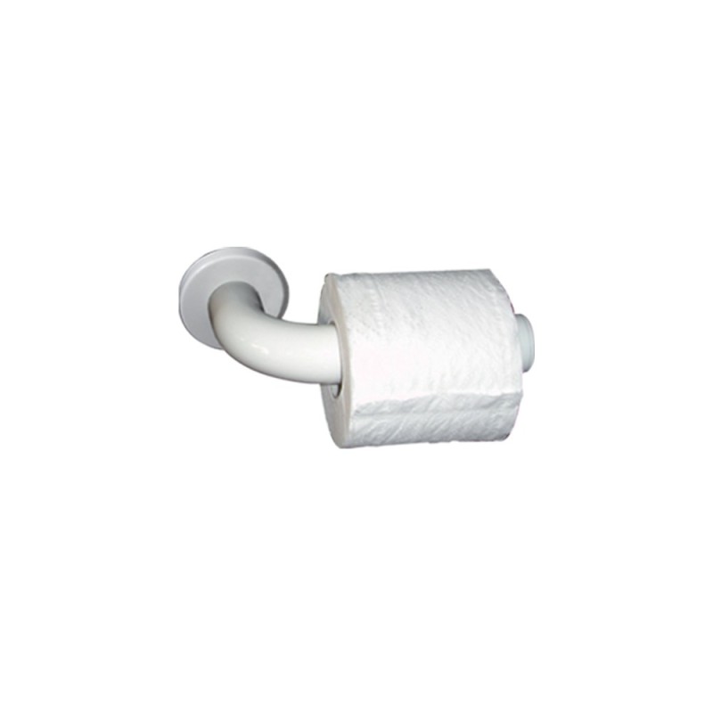 Portarotolo singolo in alluminio bianco Goman AN-B112/01