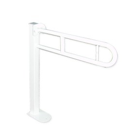  N-ZB08 Ribaltbile su colonna con portarotolo, in acciaio inox rivestito in nylon, bianco 