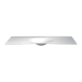 Lavabo flat cm122 con staffa Goman FLAT122/01