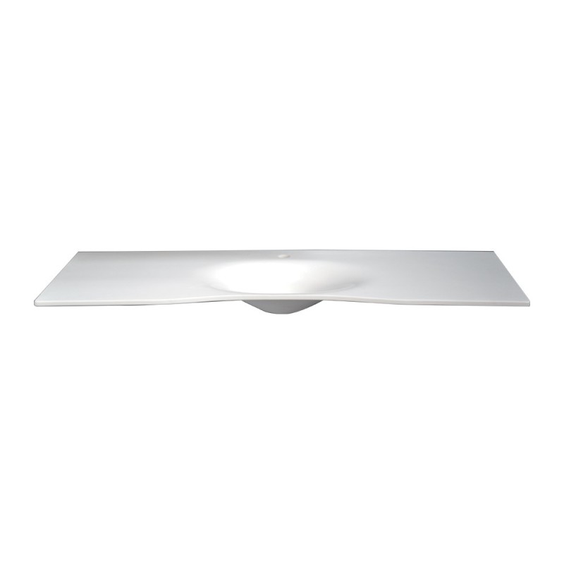 Lavabo flat cm122 con staffa Goman FLAT122/01