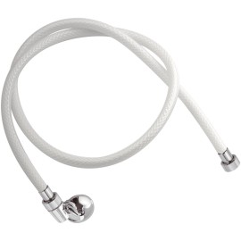 Doccetta bidet con flessibile bianco, rompigetto con gancio e appendino Remer 332RGRE120