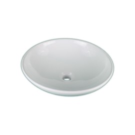 Bacinella da appoggio rotonda in ceramica diana bowl basin rak Rak Ceramics SCACER0546LA