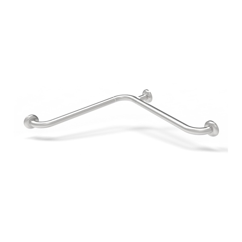 Maniglia angolare di sicurezza da cm 60x60 inox satinato Goman XA12/91