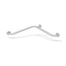 Maniglia angolare di sicurezza da cm 60x60 inox satinato Goman XA12/91