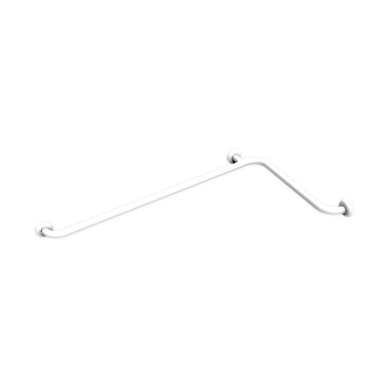 Maniglia angolare di sicurezza da cm 110x60 inox bianco Goman XA13/01
