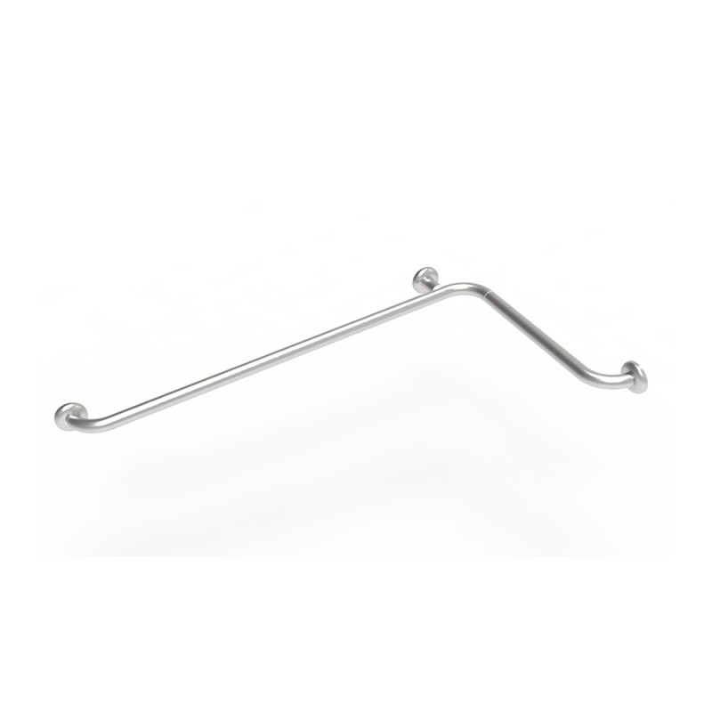 Maniglia angolare di sicurezza da cm 110x60 inox satinato Goman XA13/91