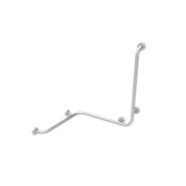 Maniglia angolare con verticale laterale universale 60x60x60 inox satinato Goman XA14U/91