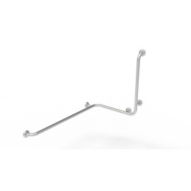 Maniglia angolare con verticale laterale universale 110x60x60h inox satinato Goman XA15U/91