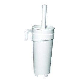 Porta scopino sospeso bianco Goman B0296/01