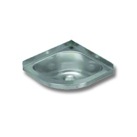 Lavabo antivandalo angolare inox Goman DX600S/99